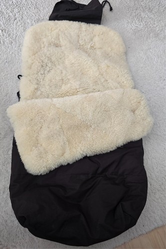Lammfell fußsack kinderwagen - lammfell,