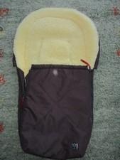 KAISER Lammfell Fußsack natur