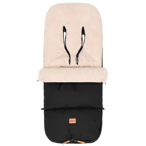 Fußsack kinley teddy schwarz - fußsack,