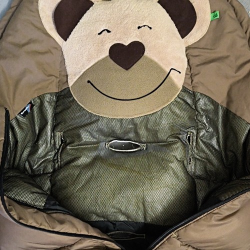 Mucki fußsack braun - fußsack,