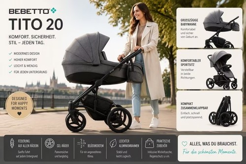 Bebetto kinderwagen set - bebetto, 2