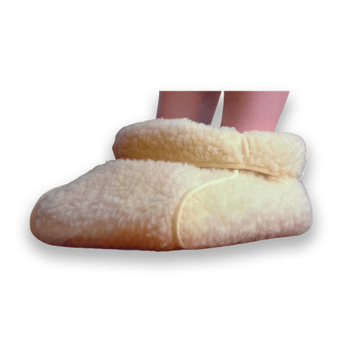 Schurwoll fußsack 35x25x17cm - fußsack,