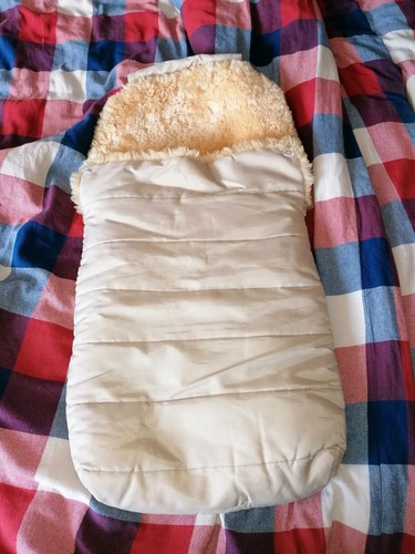 Lammfell fußsack für - lammfell,